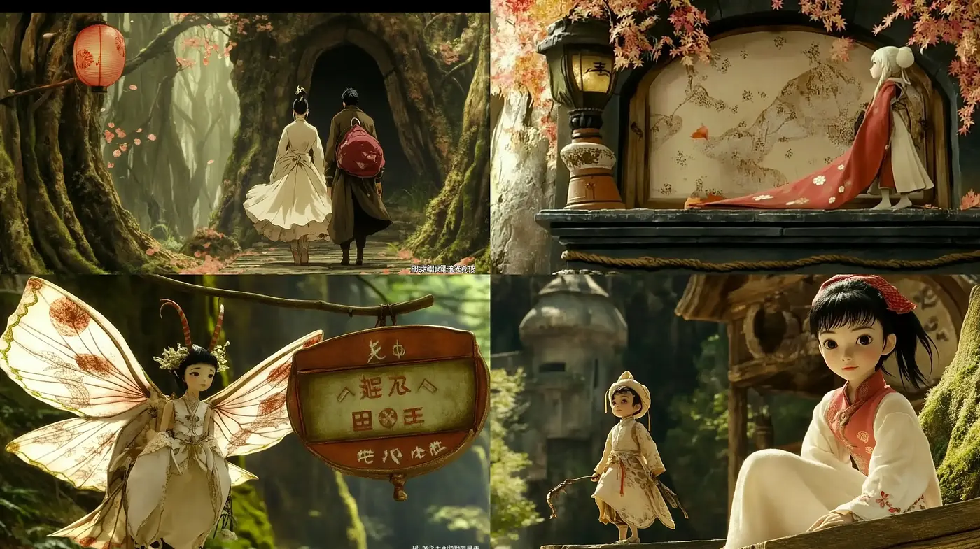 Enchanted Forest Whispers: A Ghibli-Inspired Serenity - Midjourney sref style
