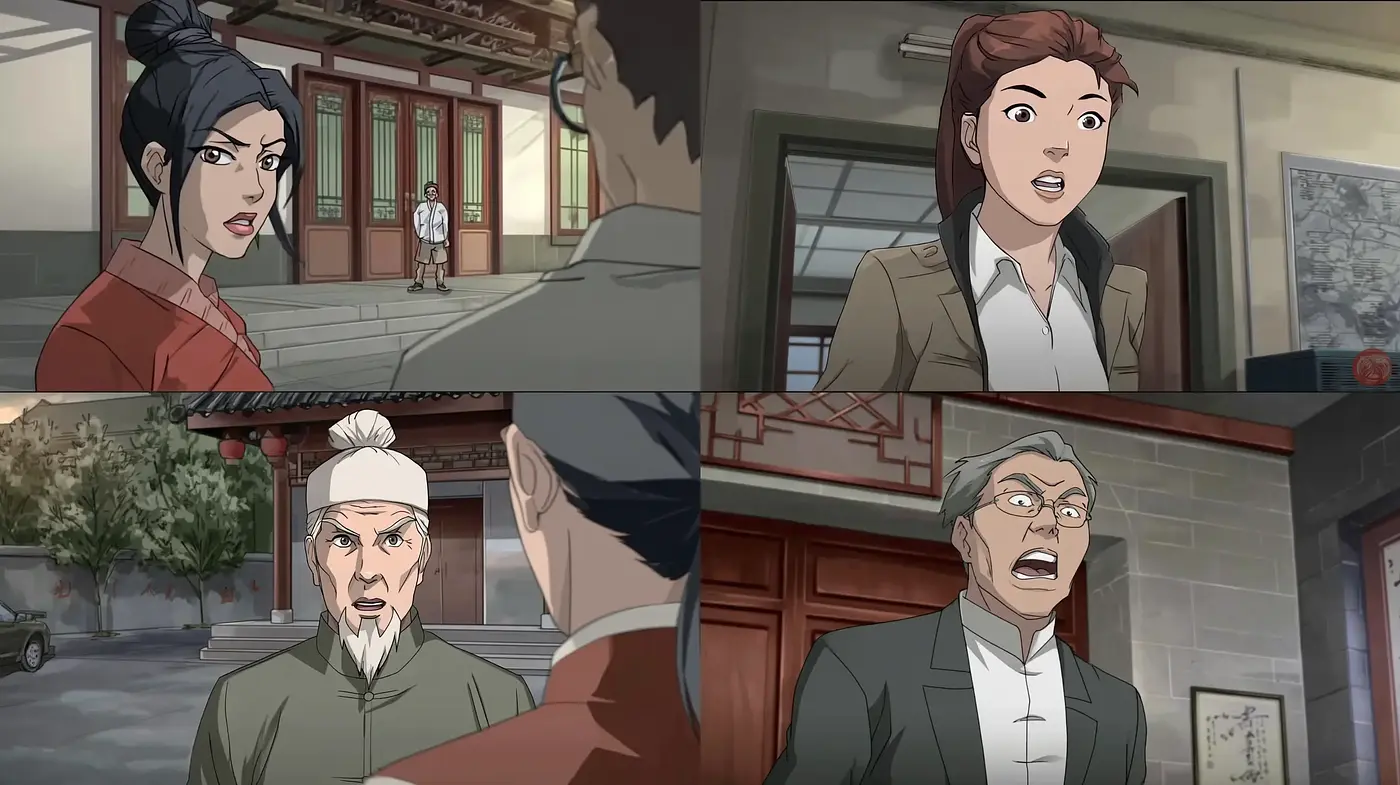 Dynamic and expressive contemporary animation style with cultural influences - Midjourney sref style