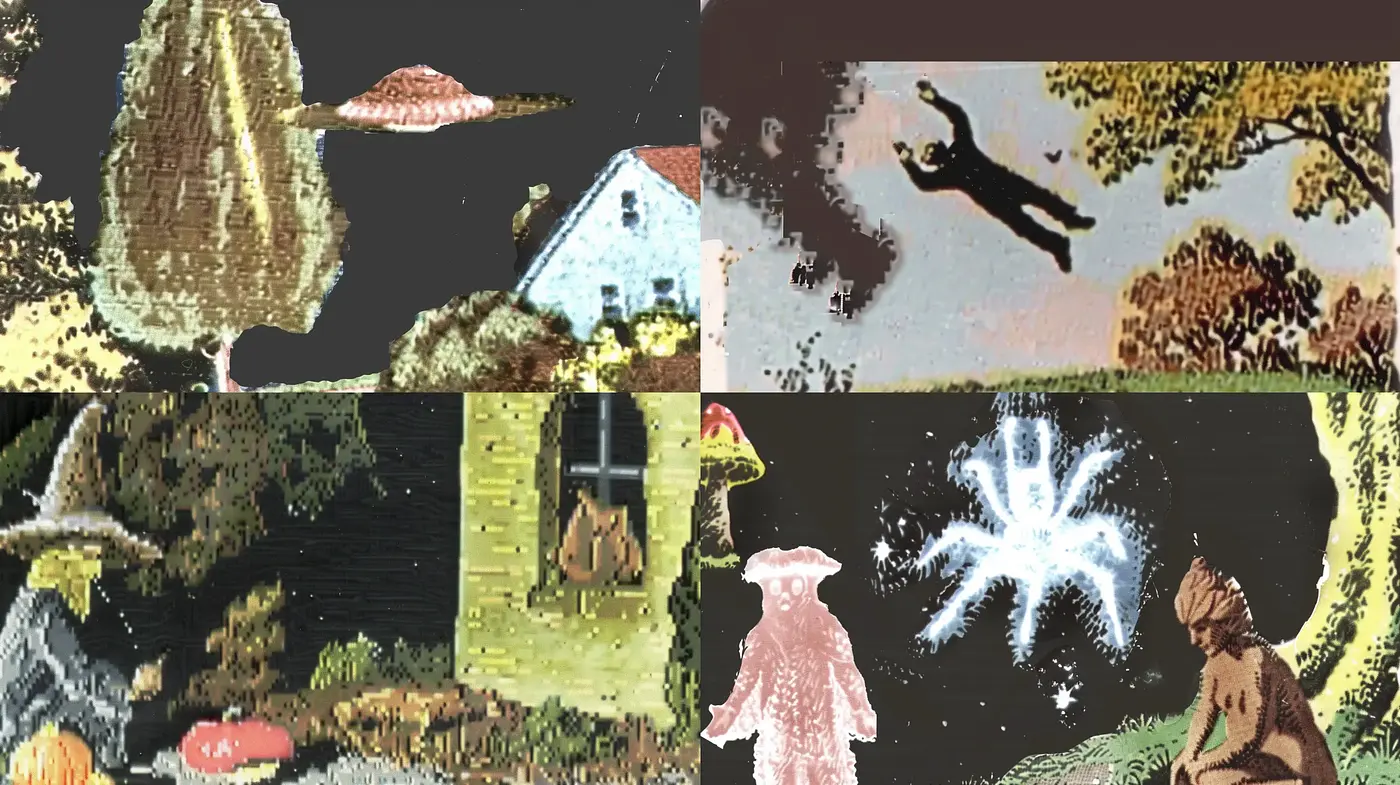 Mosaic of Vintage Vignettes: A Tapestry of Rustic Nostalgia - Midjourney sref style