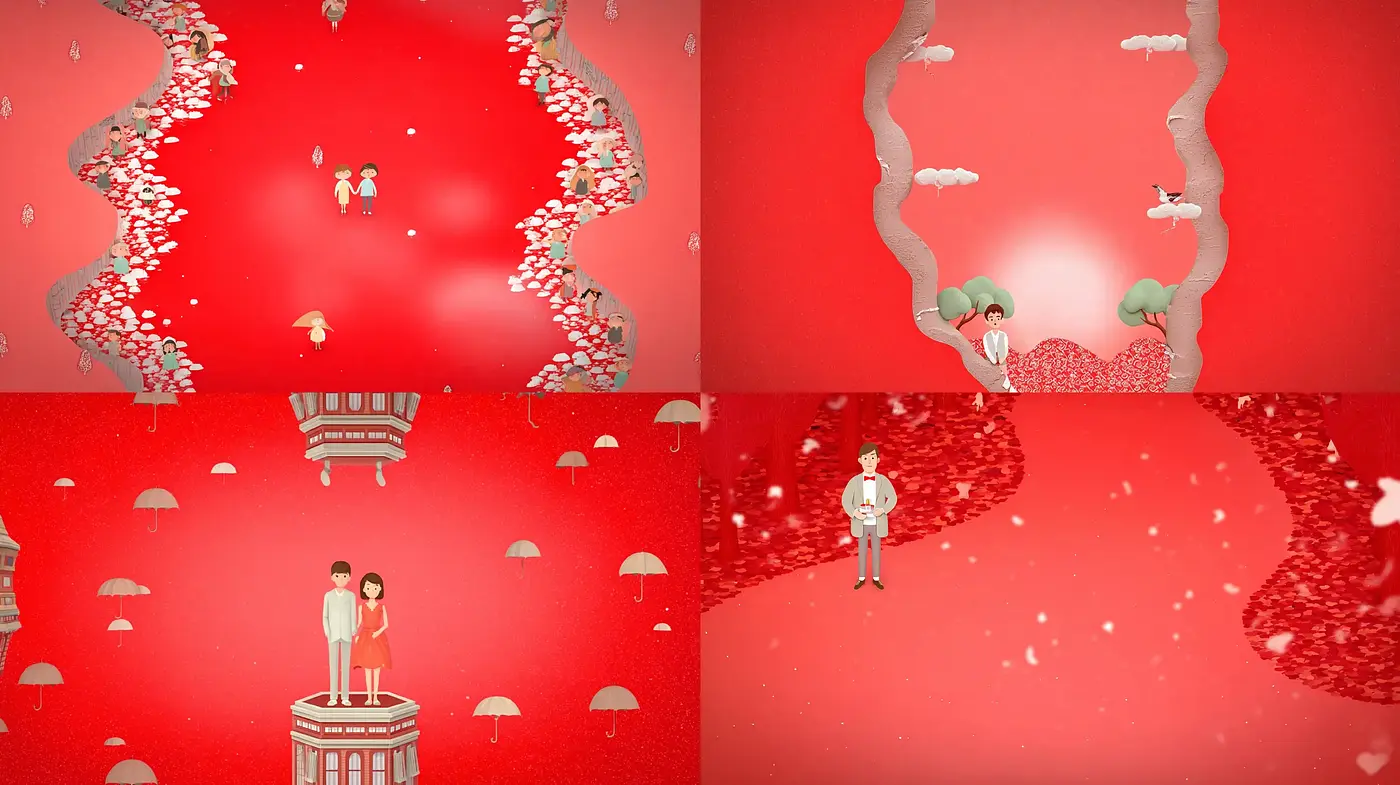 Whimsical and Minimalistic Illustrative Style with a Dreamlike Atmosphere - Midjourney sref style