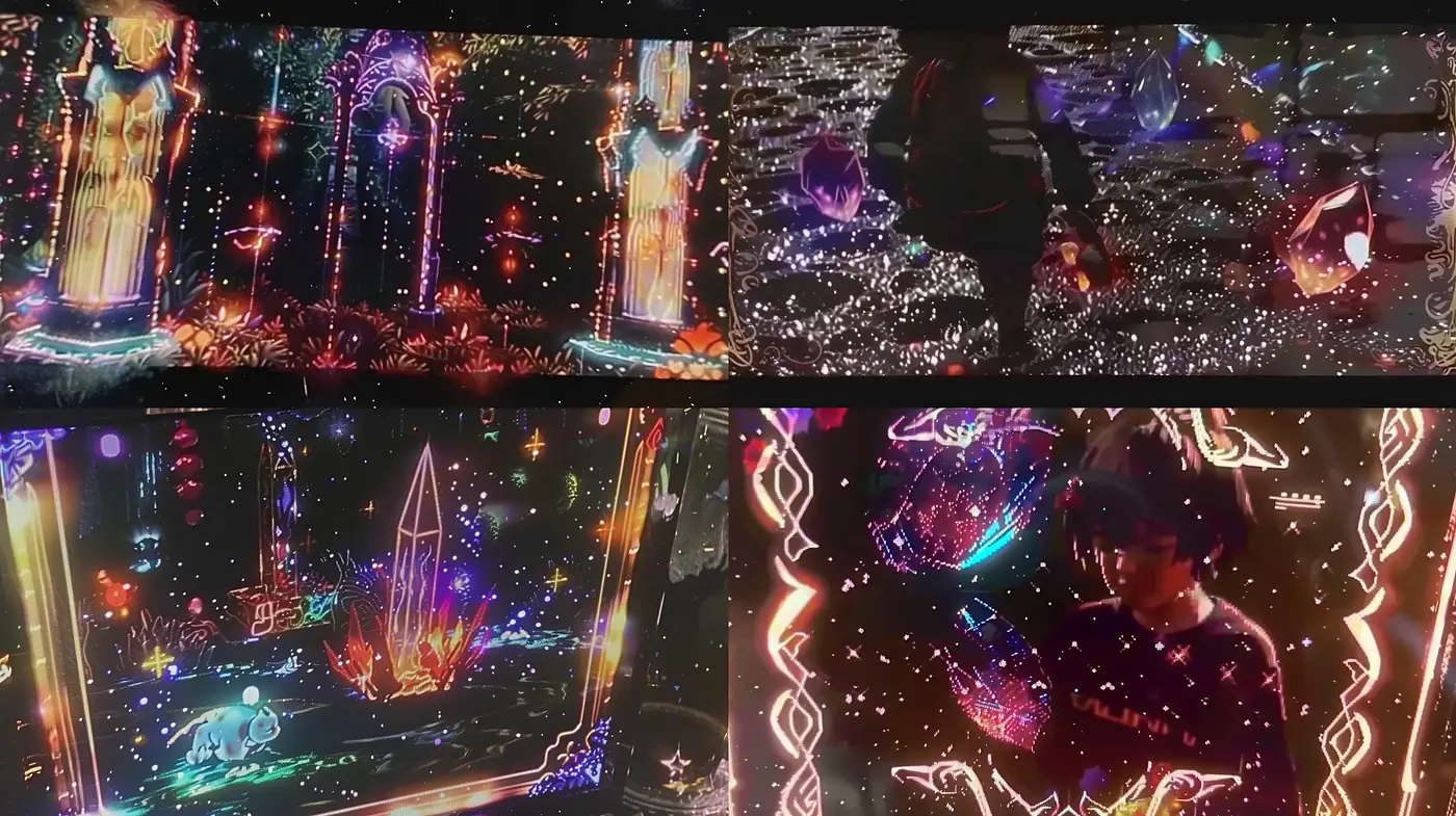 Luminescent Dreamscape Fusion - Midjourney sref style