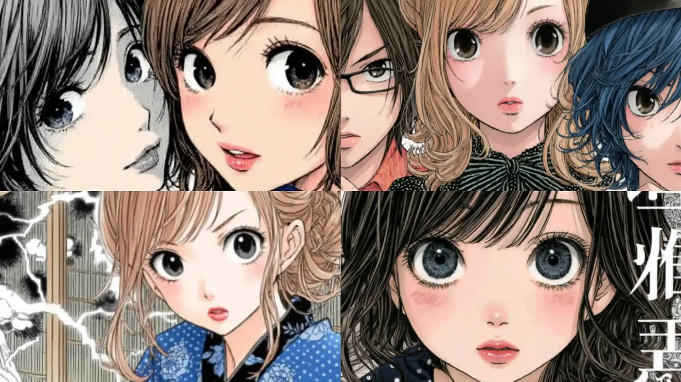 Stylized Manga Portraits with Emotional Depth and Expressive Details - Midjourney sref style
