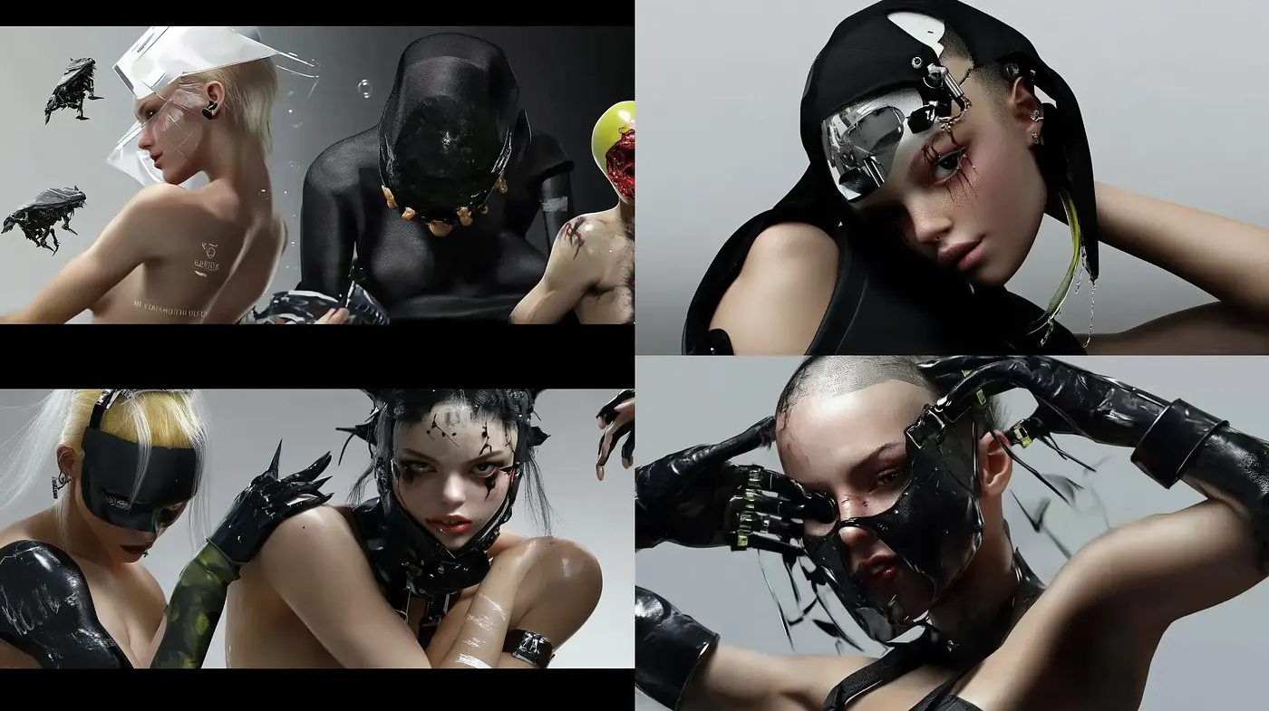Cybernetic Synthesis: A Homage to Futuristic Aesthetics - Midjourney sref style