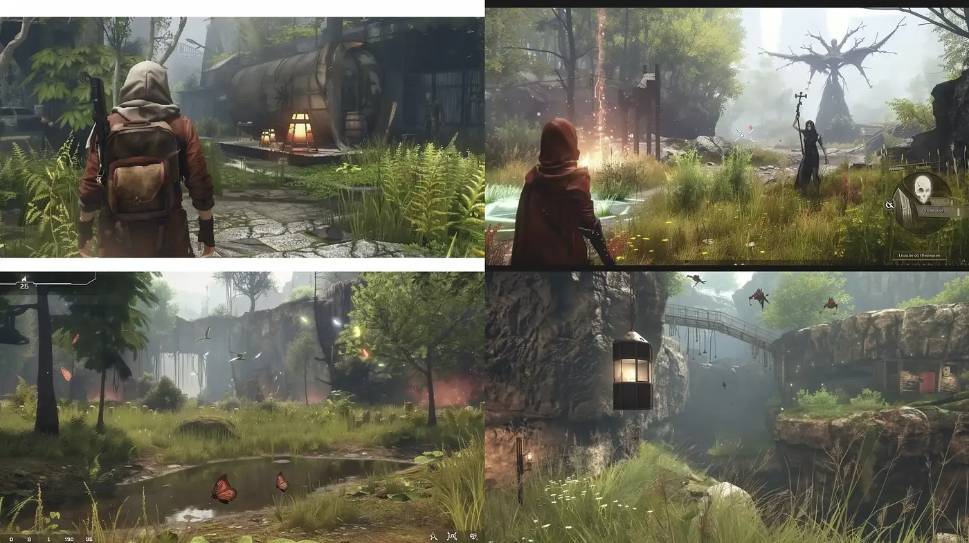 Misty Wilderness of Enigmatic Horizons - Midjourney sref style