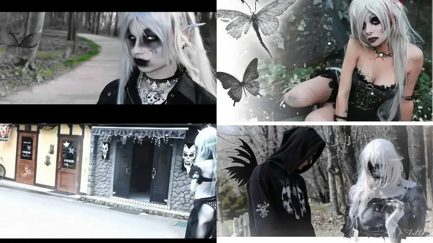 Ethereal Gothic Fantasy with Elements of Dark Aesthetics - Midjourney sref style