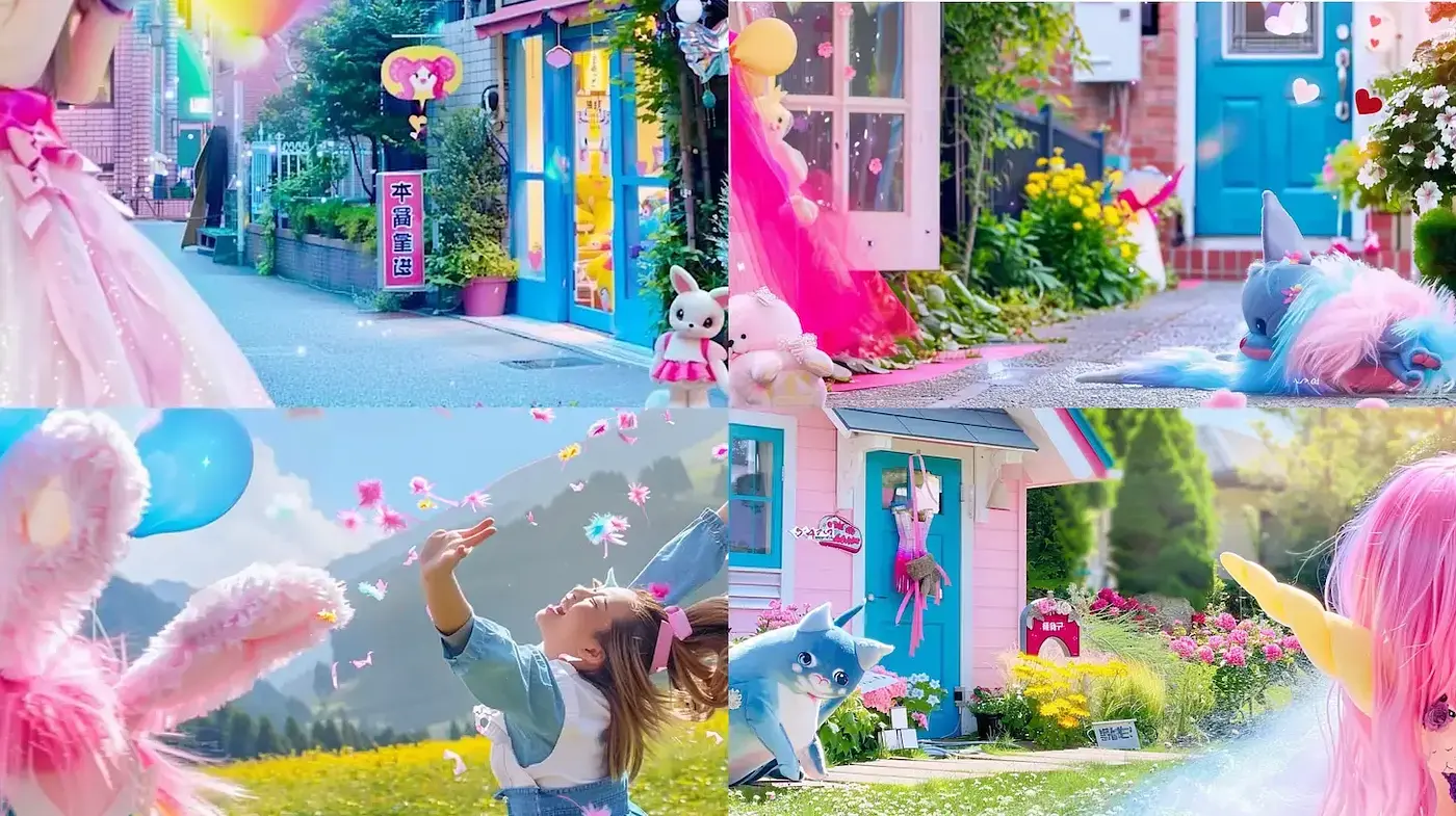 Whimsical and Playful Aesthetic with Dreamlike Elements - Midjourney sref style