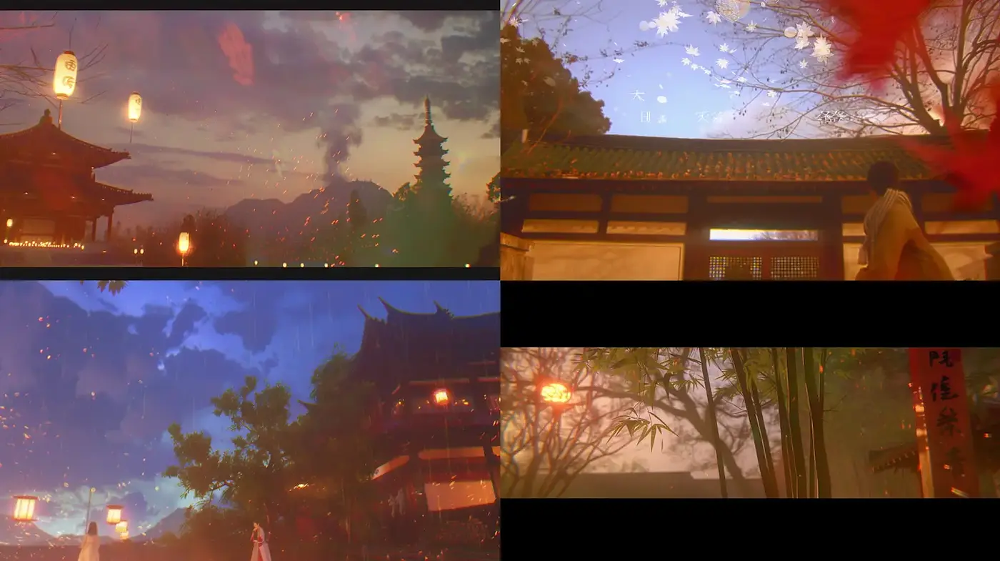 Elegant Cinematic Serenity with Ethereal Atmospheric Elements - Midjourney sref style