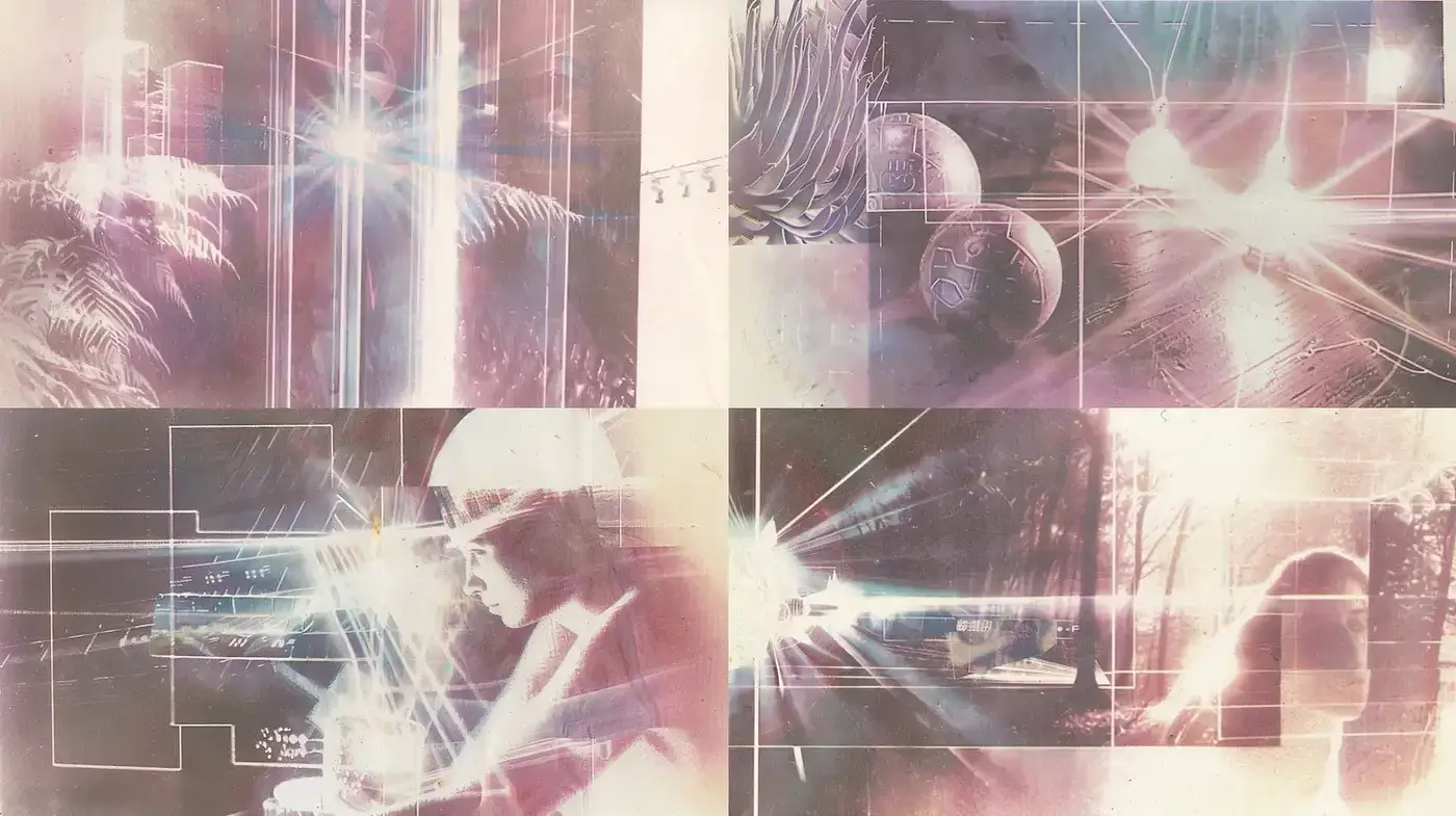 Ethereal Luminescence: A Synthesis of Light and Retrofuturistic Dreams - Midjourney sref style