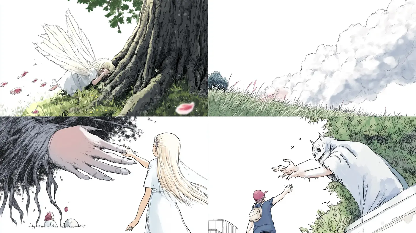 Ethereal Whispers of Nature: An Ode to Anime-Inspired Watercolor Dreamscapes - Midjourney sref style