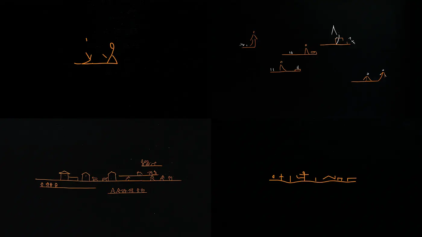 Contemporary Minimalistic Illustration with a Playful Touch - Midjourney sref style