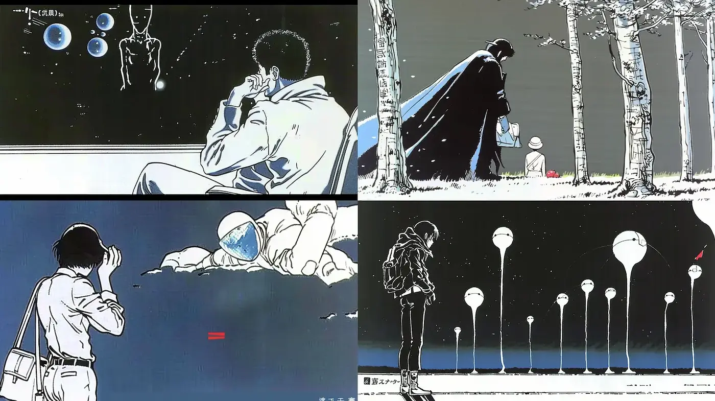 Dreamlike Fusion of Retro Futurism and Minimalist Aesthetics - Midjourney sref style