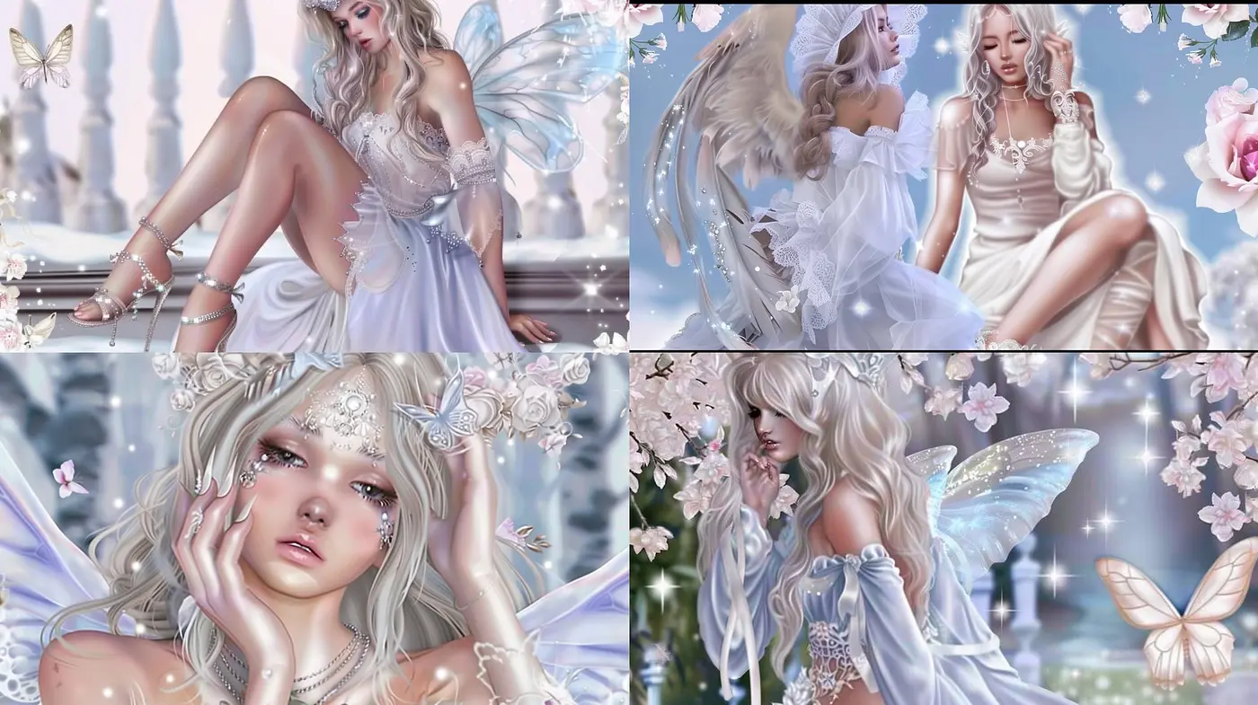Ethereal Fantasy Dreamscape with Pastel Palette and Delicate Textures - Midjourney sref style