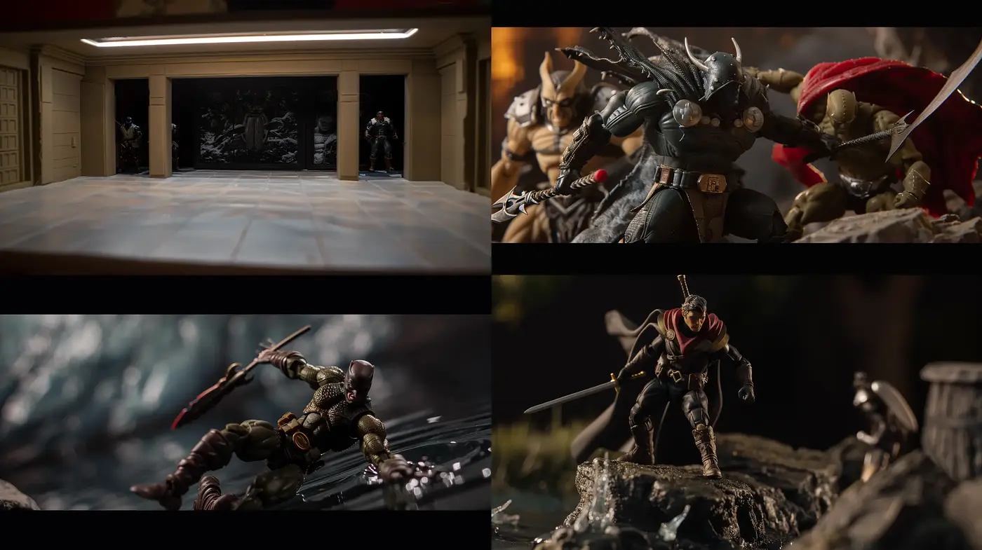 Mystery and Adventure in Miniature: A Pastiche of Dark Fantasy Photography - Midjourney sref style