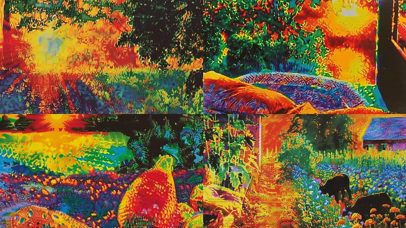 Vibrant Tapestry of Chromatic Abstraction - Midjourney sref style