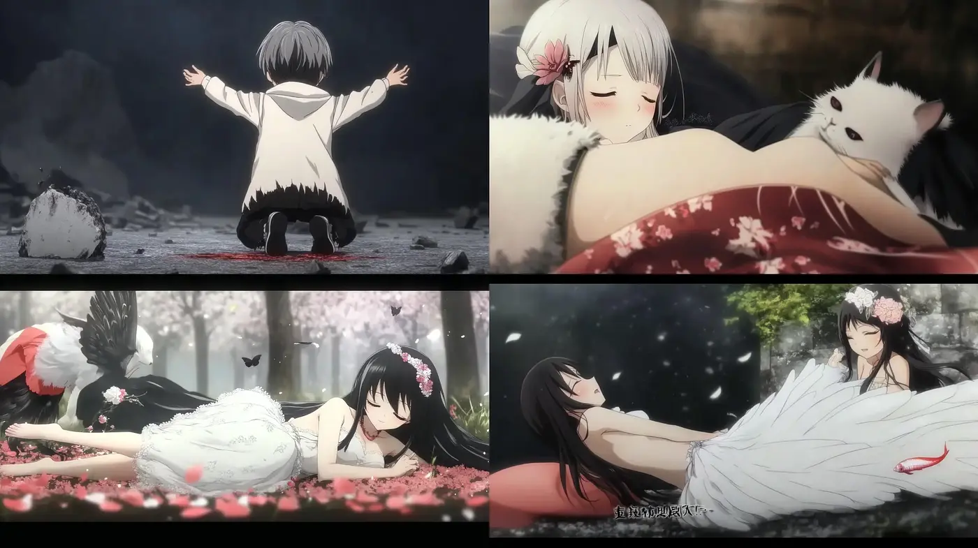 Ephemeral Dreamscape: Anime-Inspired Ethereal Aesthetics - Midjourney sref style