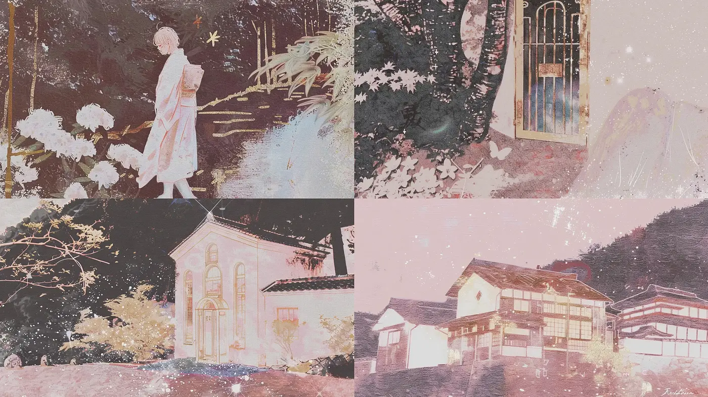 Ephemeral Dreamscape: A Serene Pastel Harmony - Midjourney sref style