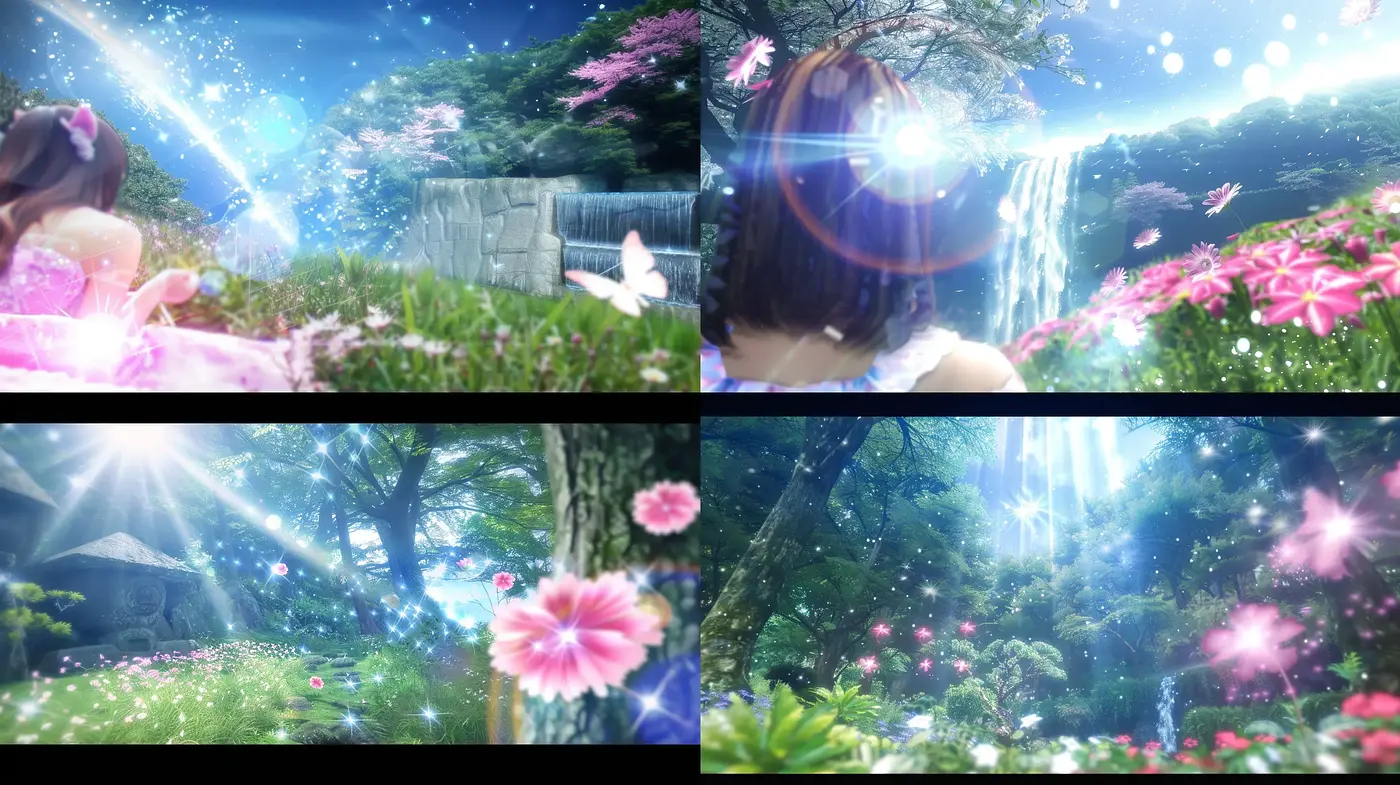 Ethereal Nature's Glow: A Vision of Fantastical Serenity - Midjourney sref style