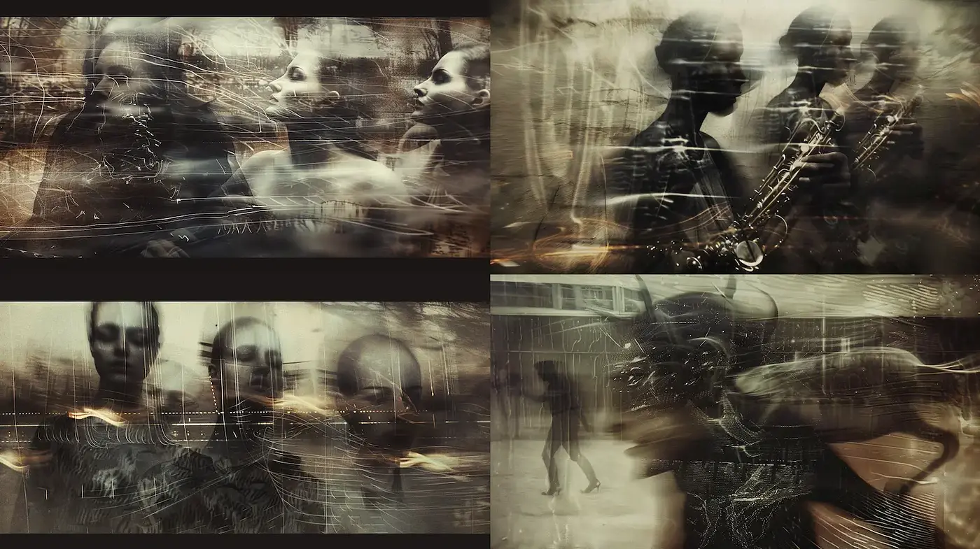 Hauntingly Abstract and Ethereal Visions with a Touch of Surrealism - Midjourney sref style
