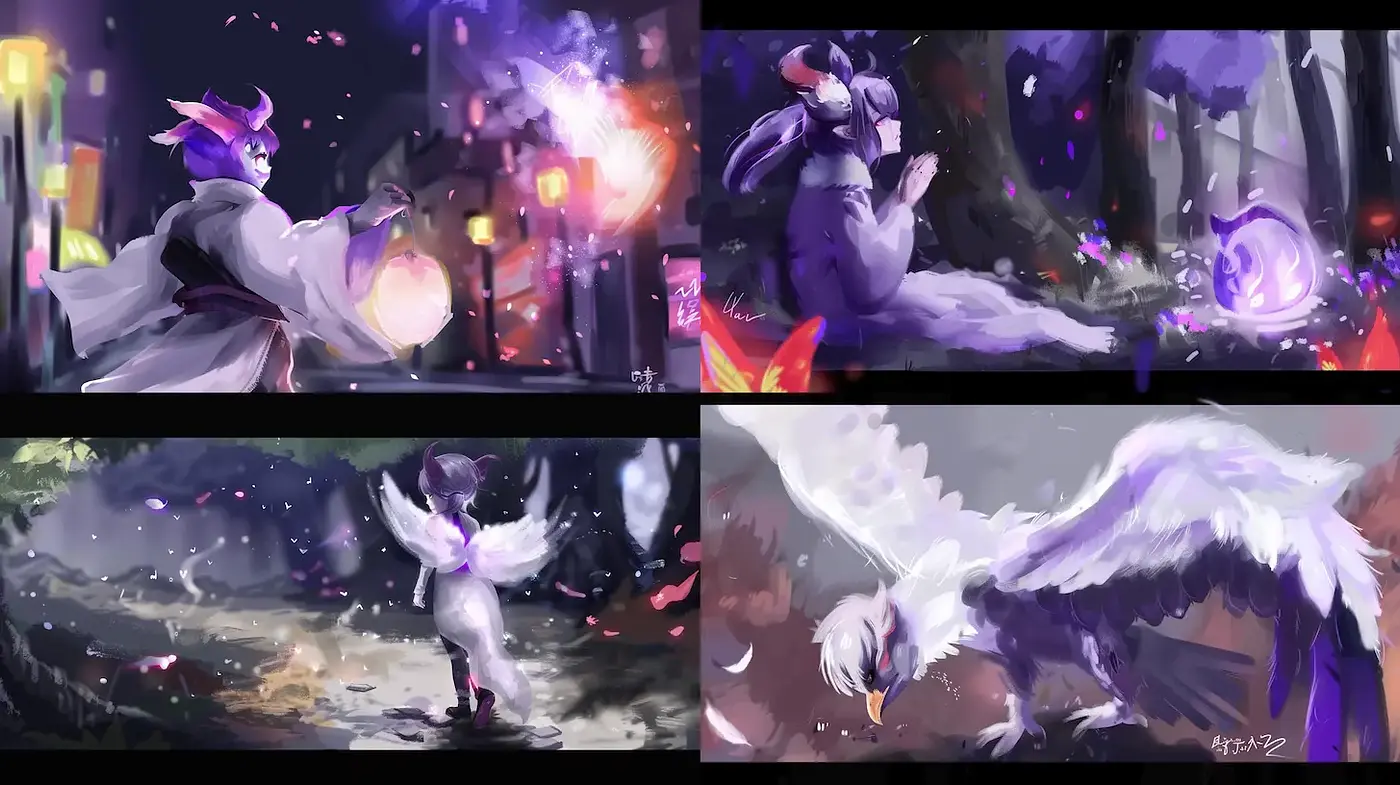Mystical and Enigmatic Dreamscapes with Ethereal Elements - Midjourney sref style