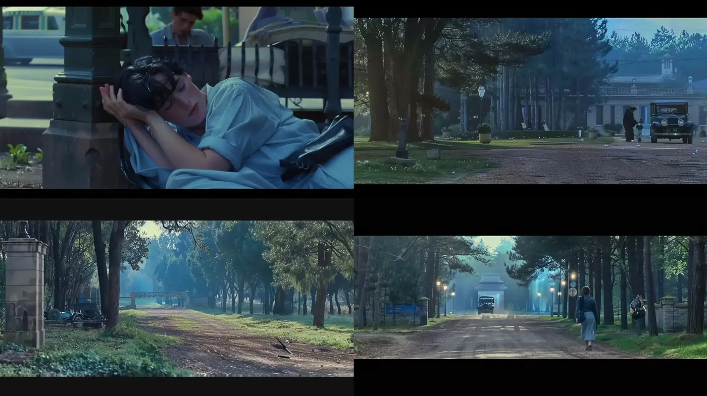 Twilight Serenity in Cinematographic Tones - Midjourney sref style
