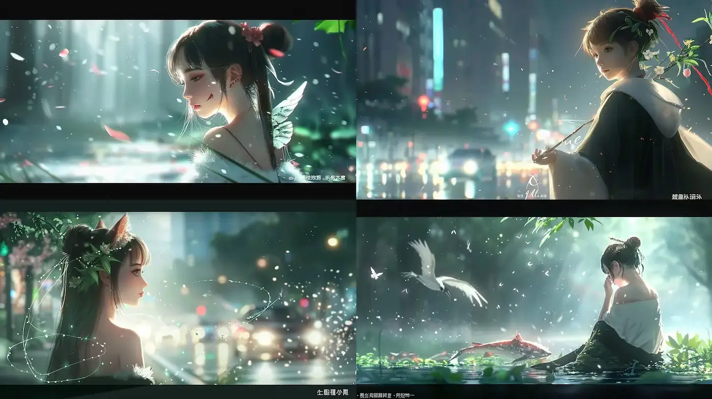 Enchanting and Ethereal Imagery with a Touch of Nature - Midjourney sref style