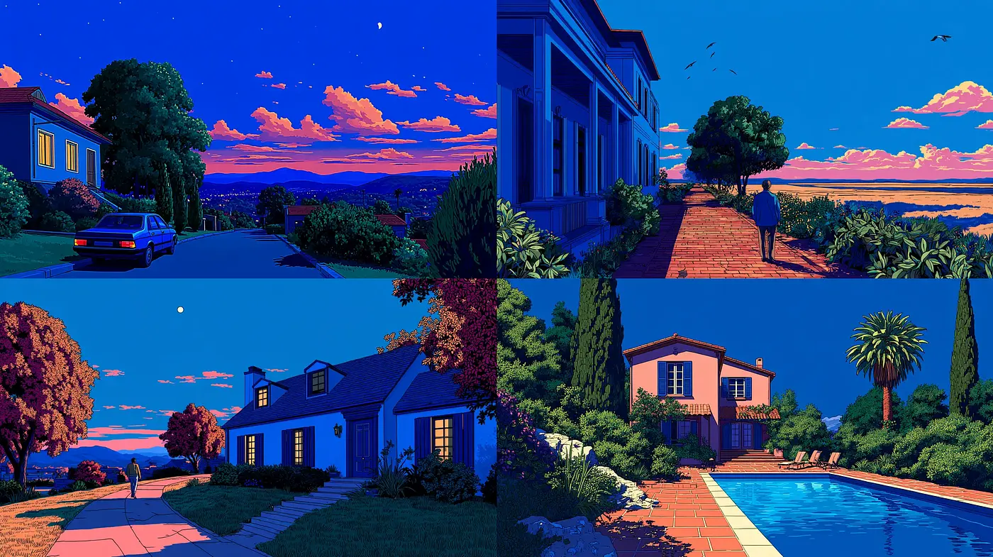 Cinematic and Vibrant Atmosphere with a Retro Aesthetic - Midjourney sref style