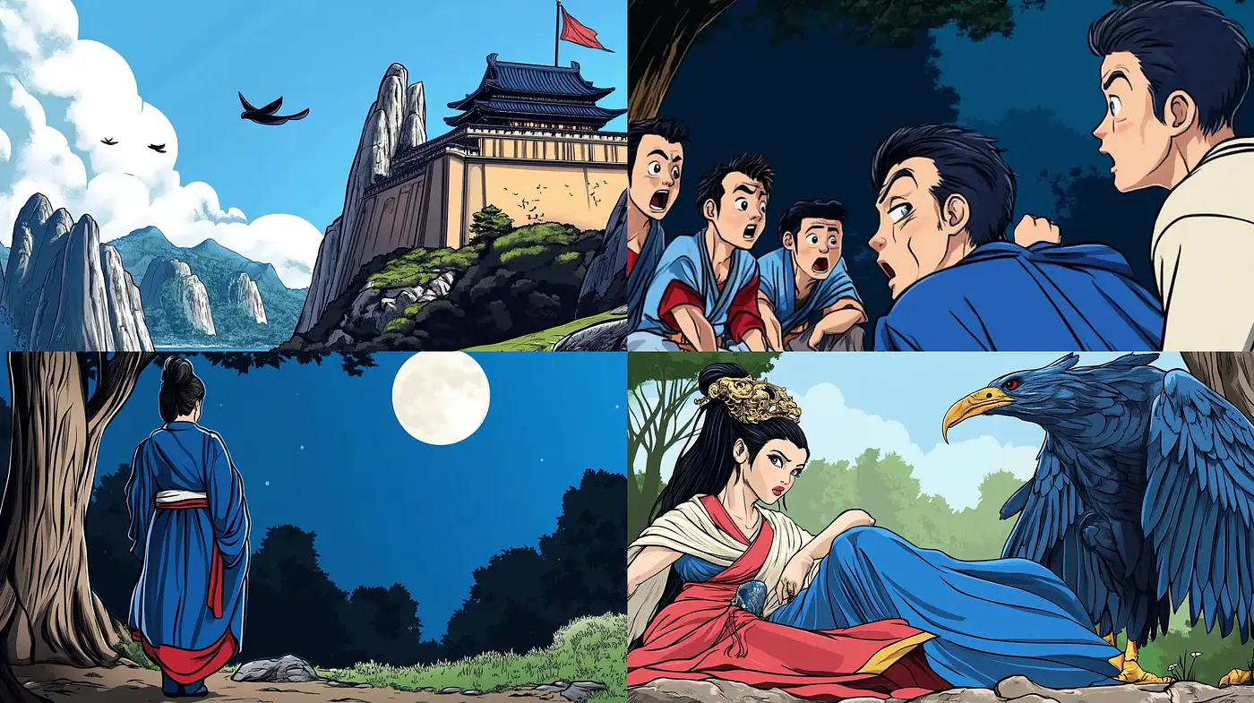 Vibrant Storybook Illustration Capturing Cultural Essence - Midjourney sref style