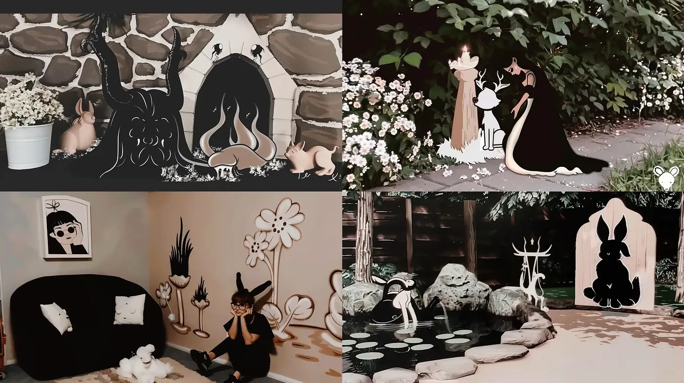 Whimsical Shadows and Earth Tones: A Consistent Artistic Seed Journey - Midjourney sref style