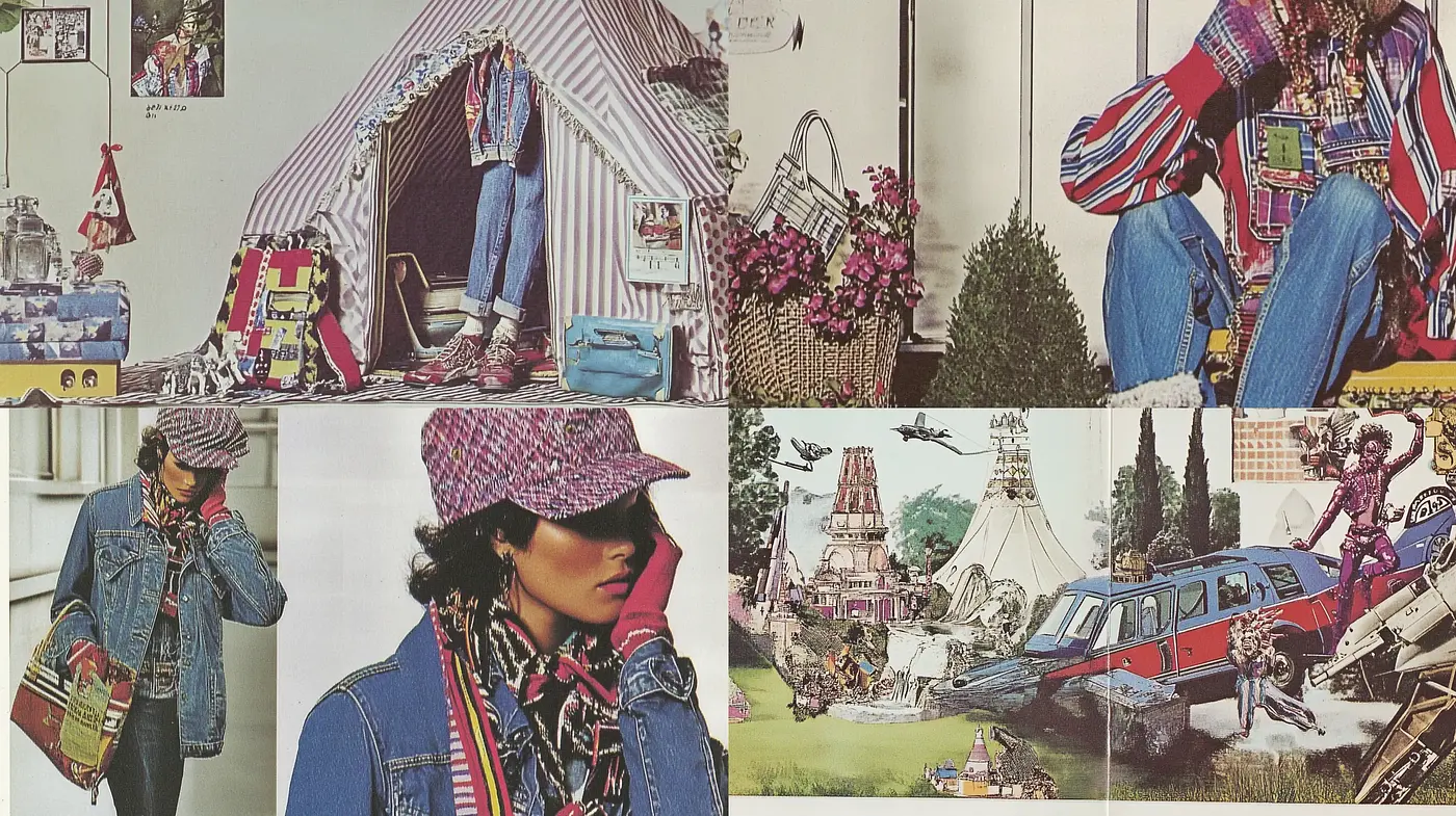 Eclectic Nostalgia with Retro Americana Elegance - Midjourney sref style