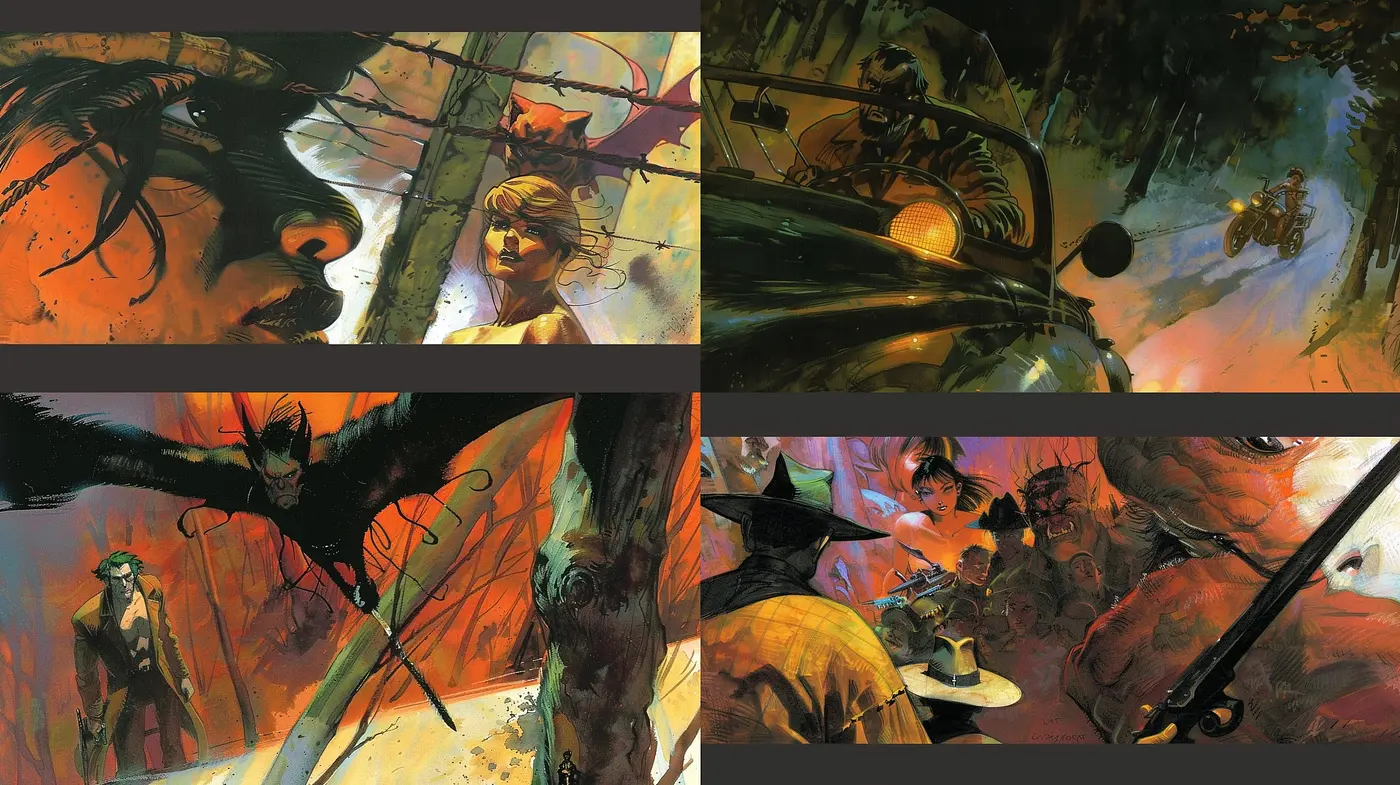 Mystical and Dynamic Expressionism in Earthy Tones - Midjourney sref style