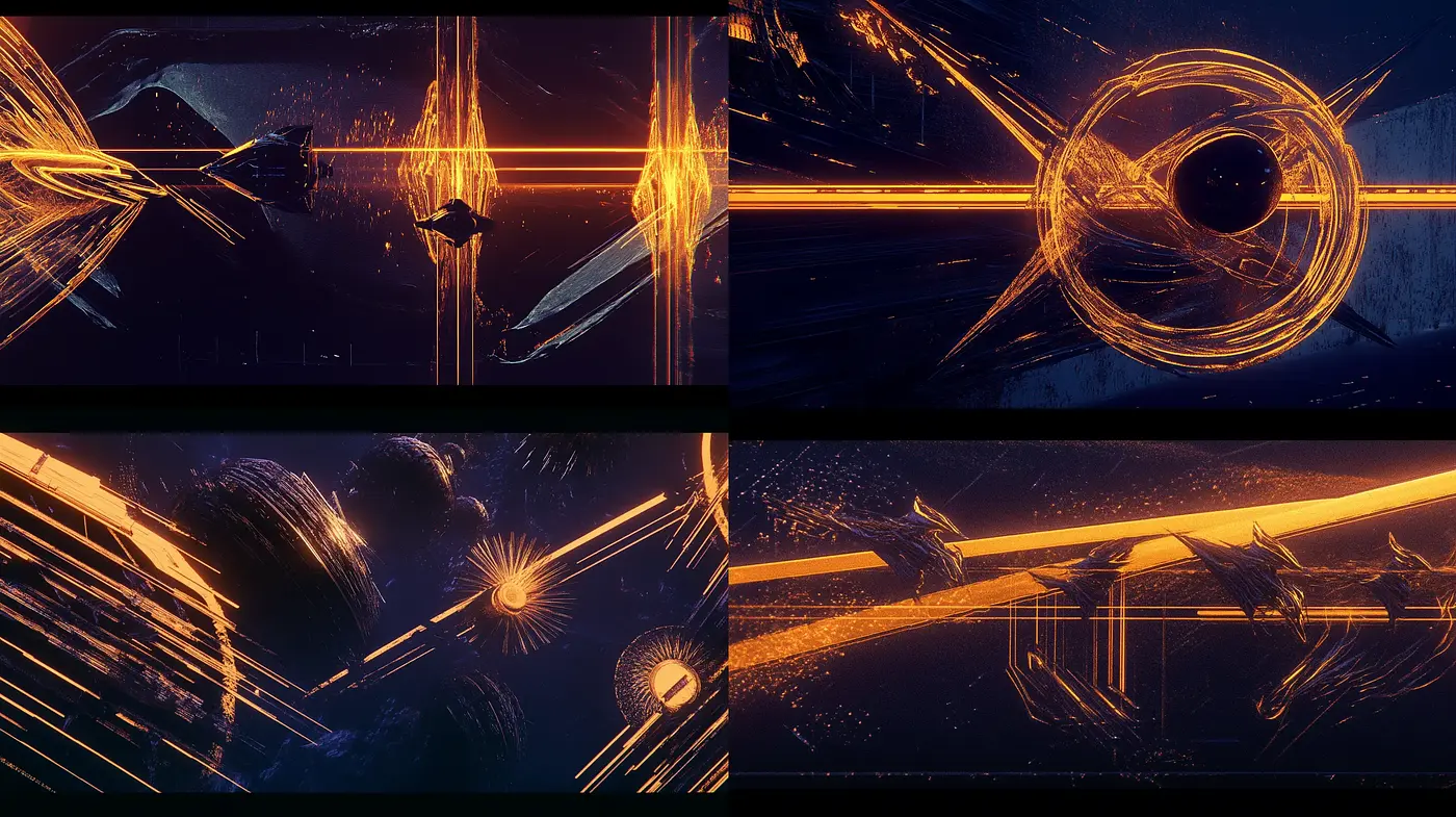 Futuristic Neon Vistas: A Synthesis of Digital Art and Cybernetic Dreams - Midjourney sref style