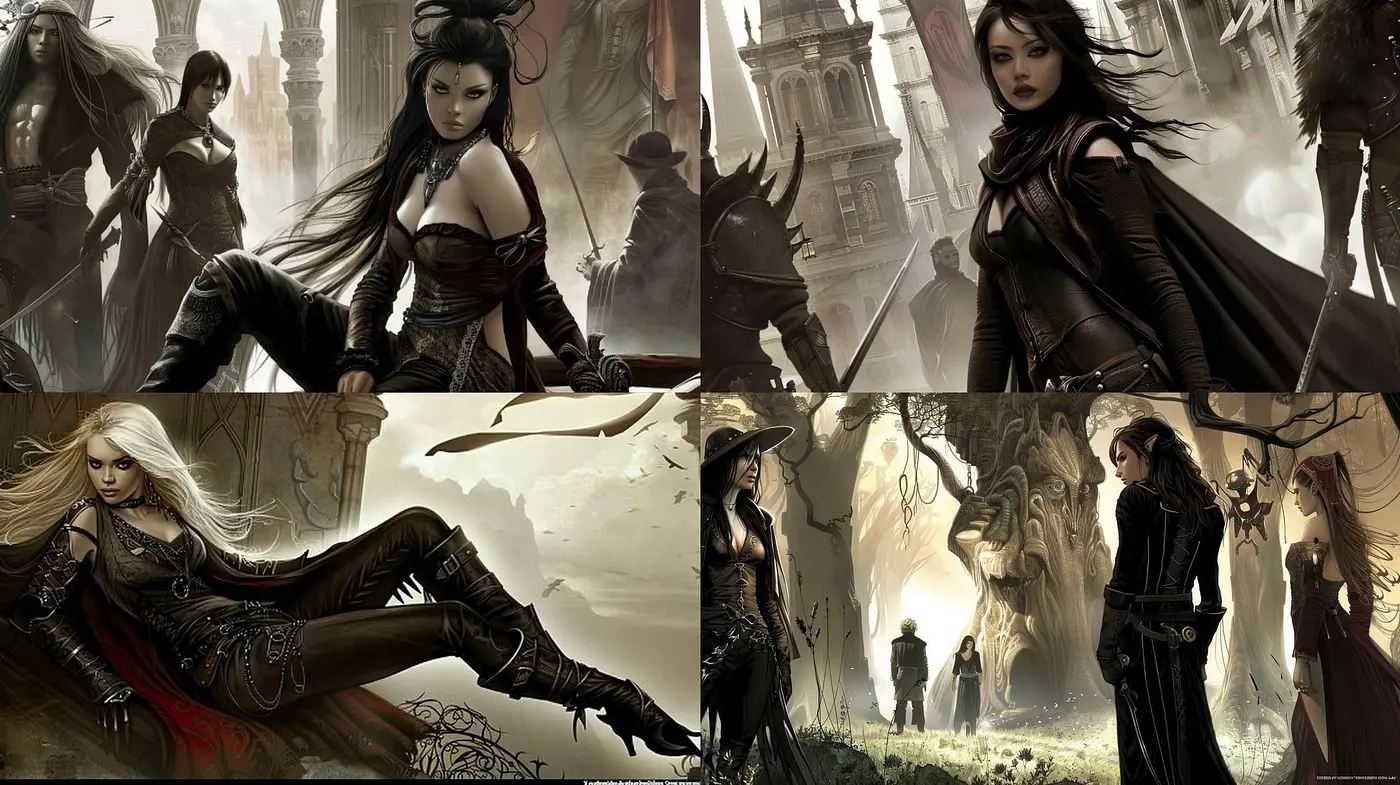 Ethereal Sepia-Toned Dreamscape: A Homage to Nostalgic Fantasy - Midjourney sref style