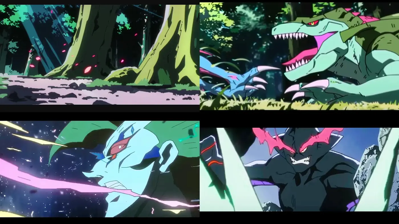 Energetic Anime Dynamism with Vivid Chromatics and Futuristic Undertones - Midjourney sref style