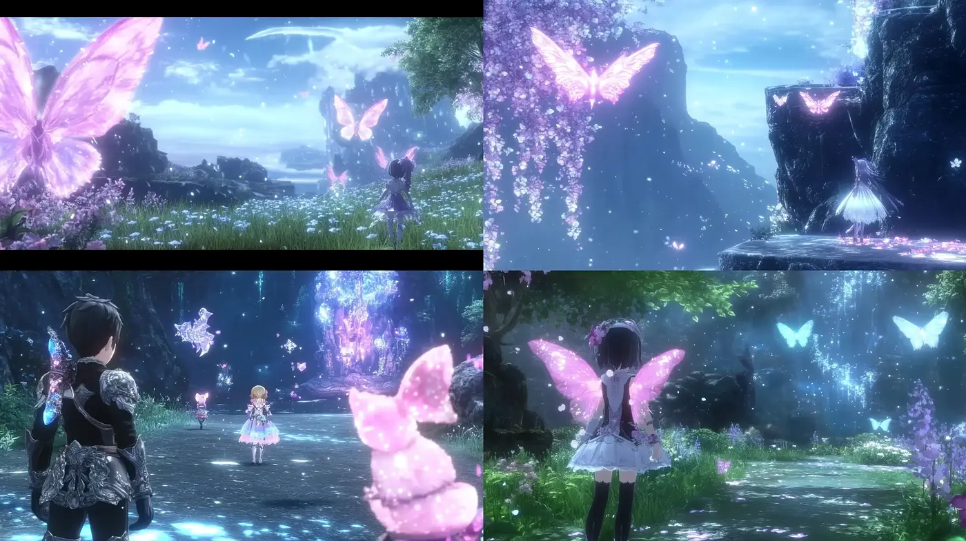 Ethereal Luminescence: A Fantastical Digital Dreamscape - Midjourney sref style