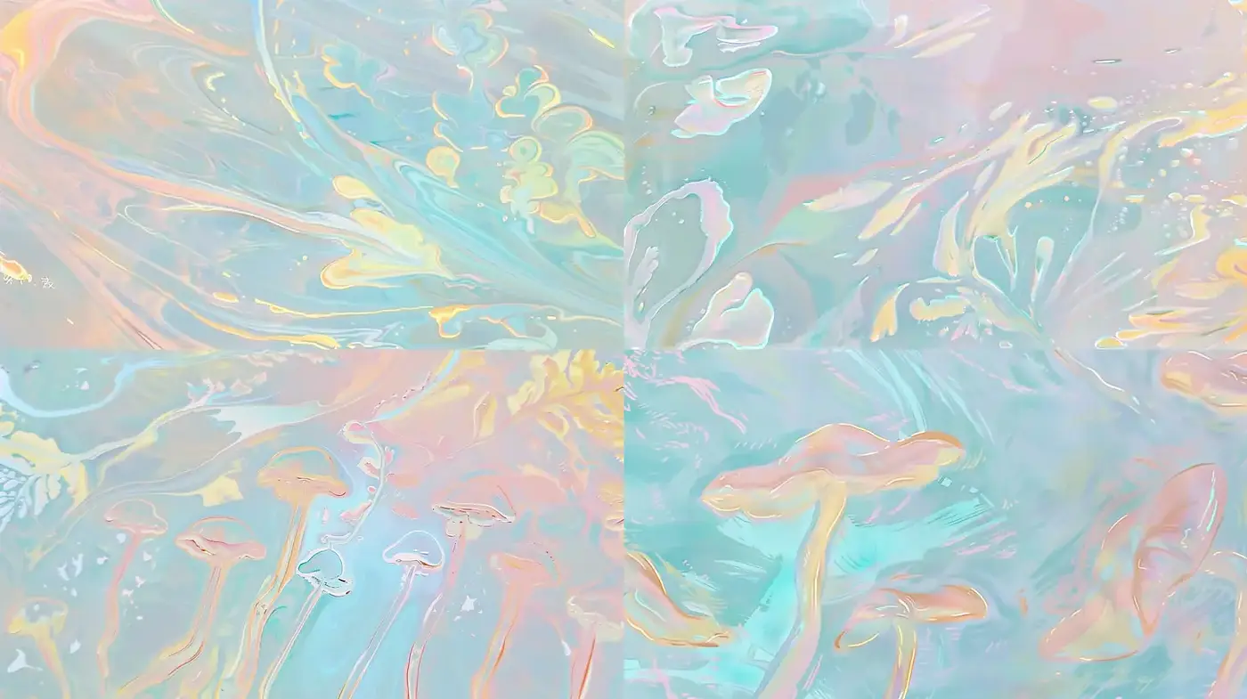 Ethereal and Fluid Dreamscapes in Pastel Hues - Midjourney sref style