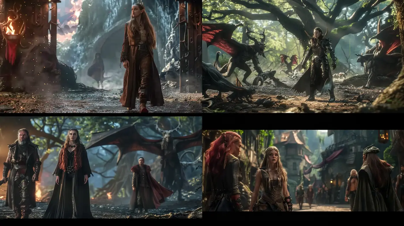 Enchanted Realism within Mythical Forests: Consistent Hues and Atmospheric Mystique - Midjourney sref style