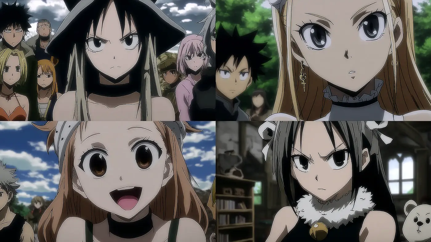 Dynamic Expressions in a High-Contrast Anime Style - Midjourney sref style