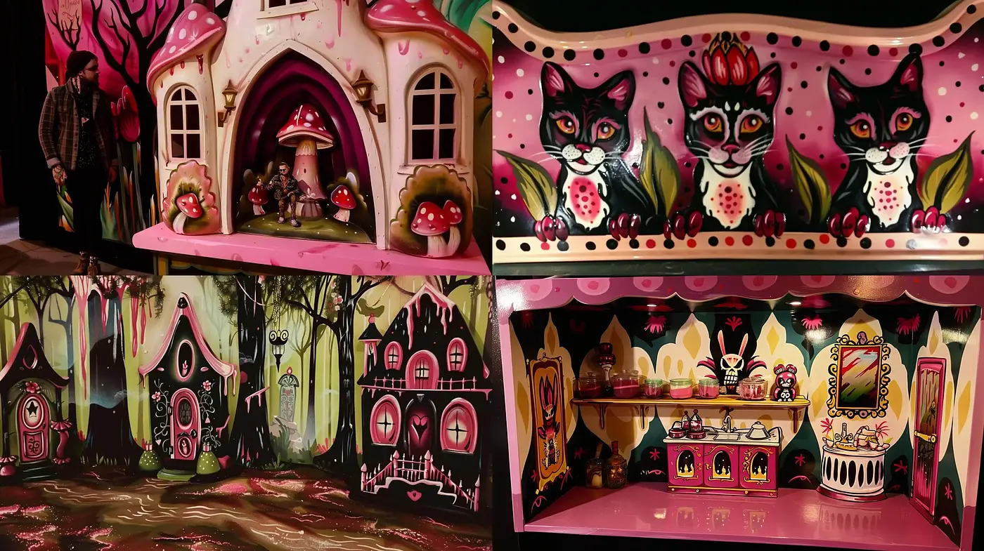 Whimsical Storybook Fantasy with Vivid Fauvist Undertones - Midjourney sref style