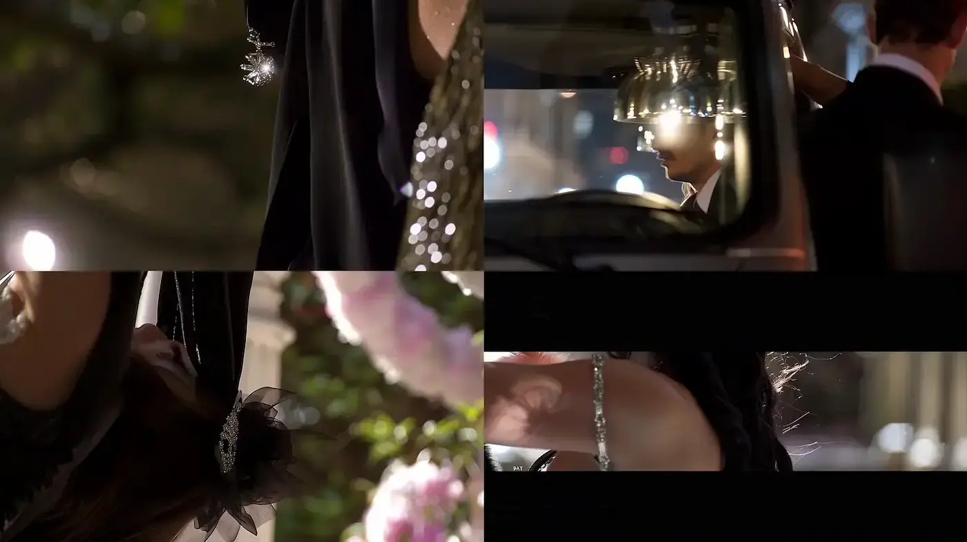 Nocturnal Elegance in Cinematic Tableau - Midjourney sref style
