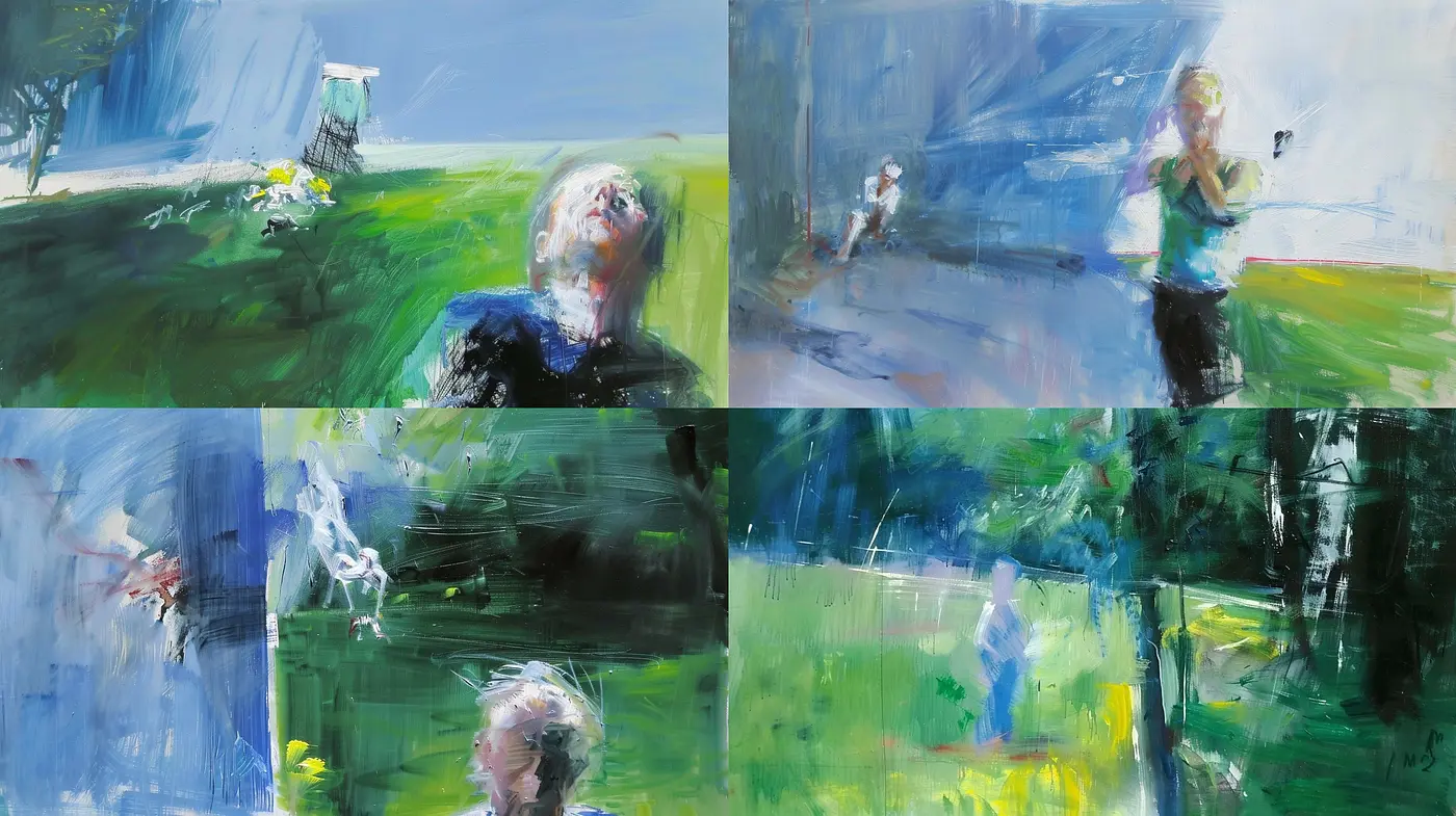 Whimsical Blended Reality: A Fusion of Vibrant Impasto Brushwork and Ethereal Scenes - Midjourney sref style