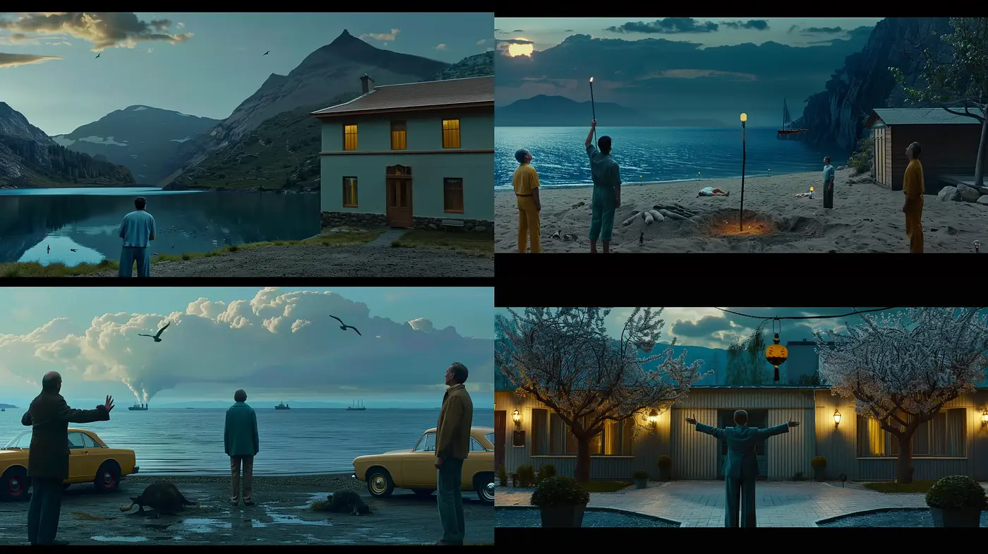 Twilight Serenity in Cinematic Scenes - Midjourney sref style