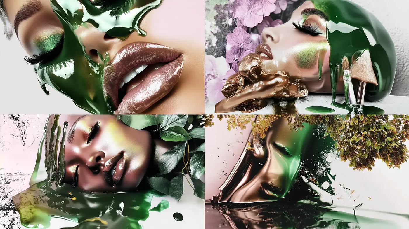 Ethereal Luminosity: A Study in Surreal Gloss and Translucence - Midjourney sref style