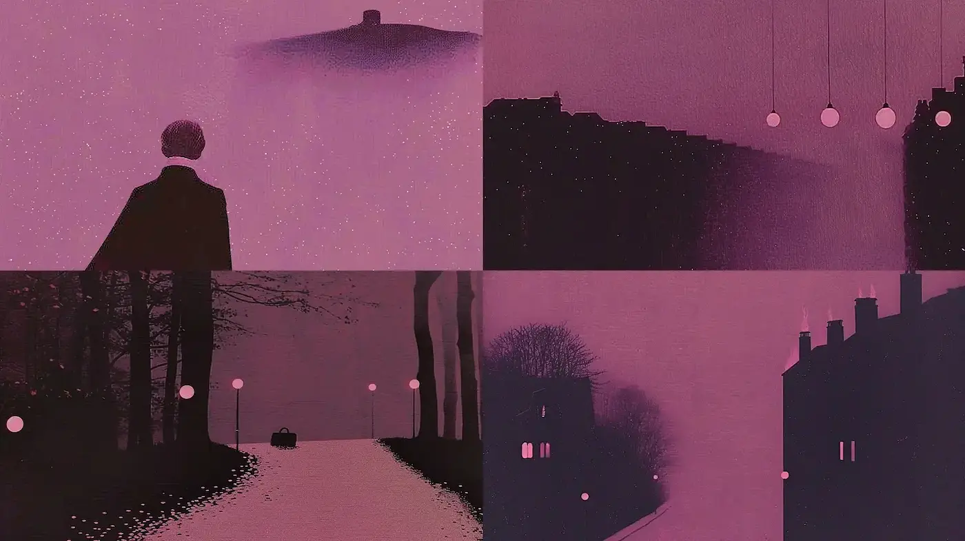 Ethereal and Moody Visual Symphony with Pink Hues - Midjourney sref style