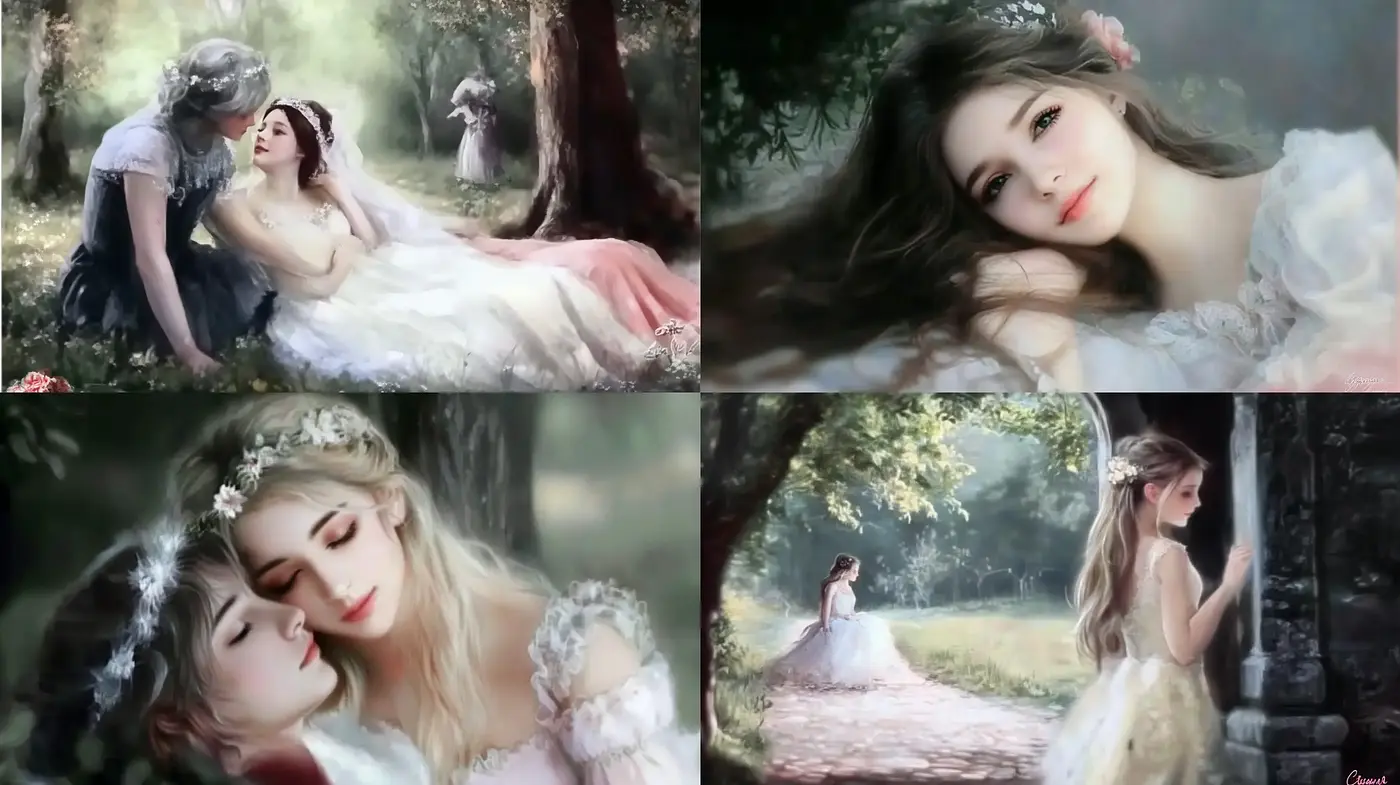 Enchanted Forest Dreams: A Romanticized Vision in Soft Pastel Hues - Midjourney sref style