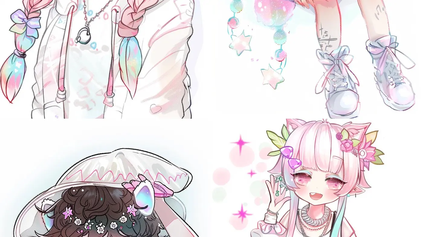 Ethereal Pastel Dreamscape: A Soft-Hued Symphony of Serene Fantasy - Midjourney sref style
