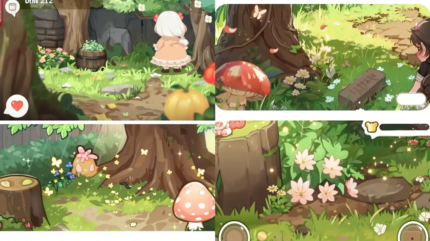 Enchanted Forest Whimsy: A Harmonic Blend of Nature and Anime Artistry - Midjourney sref style