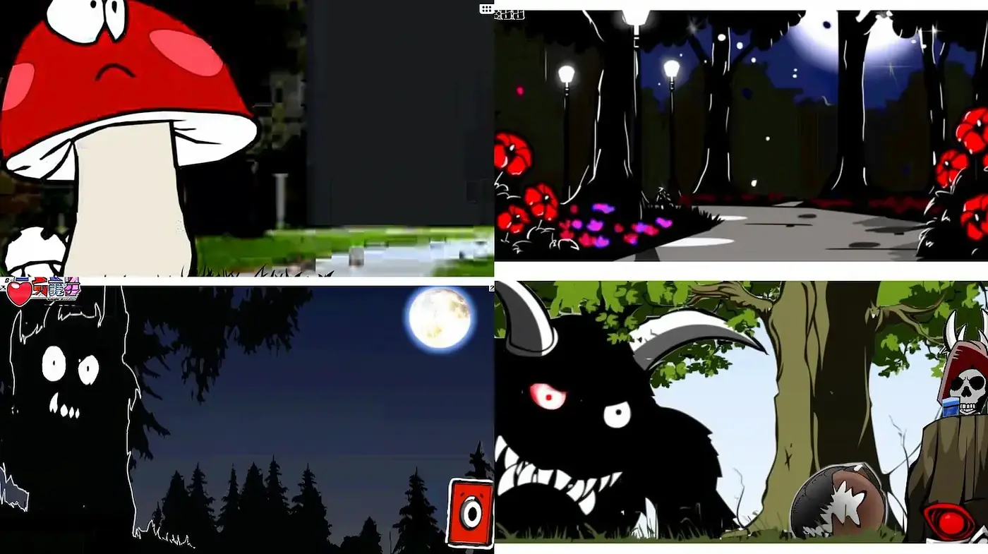 Bold and dynamic cartoon-inspired illustration with surreal elements - Midjourney sref style