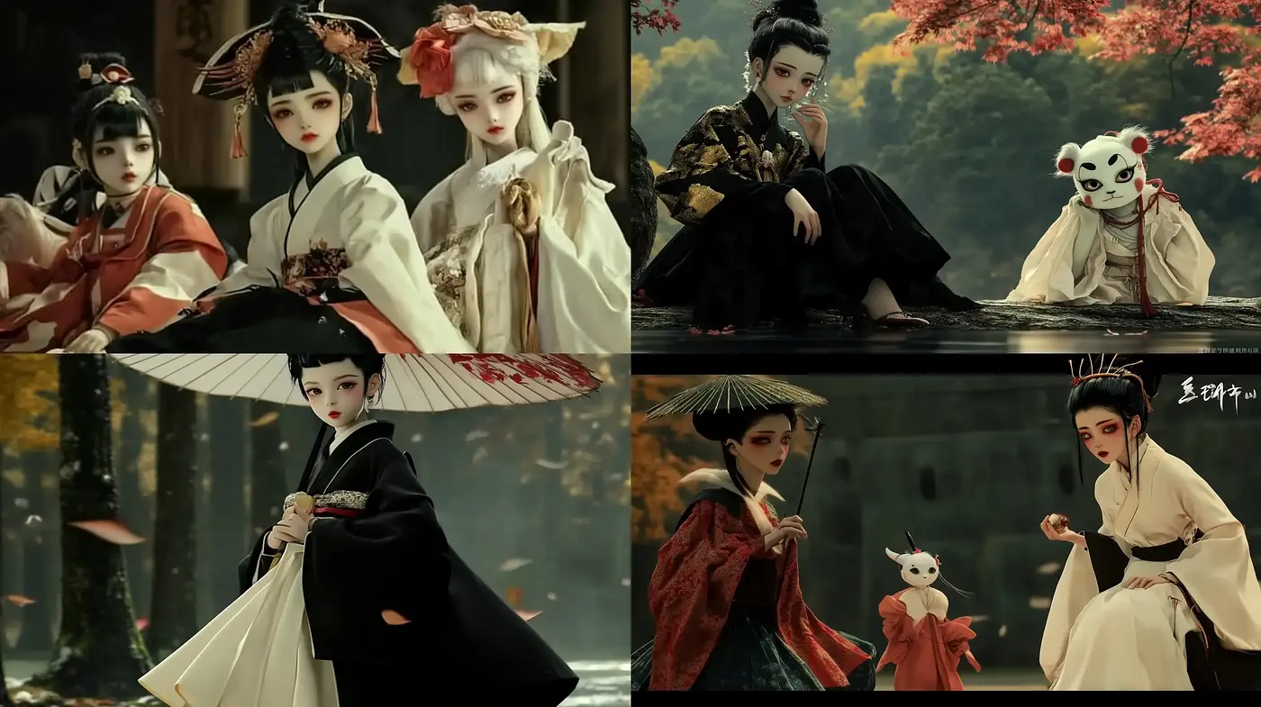 Ethereal Elegance in a Historic Eastern Aesthetic - Midjourney sref style