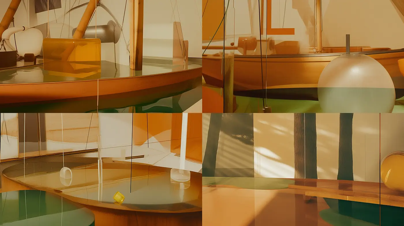 Luminous Hues of Warmth and Serenity: A Study in Sepia-Toned Harmony - Midjourney sref style