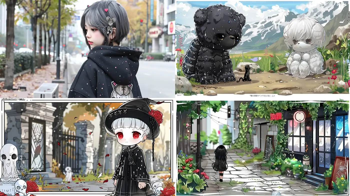 Whimsical Serenity with a Soft Anime Essence - Midjourney sref style